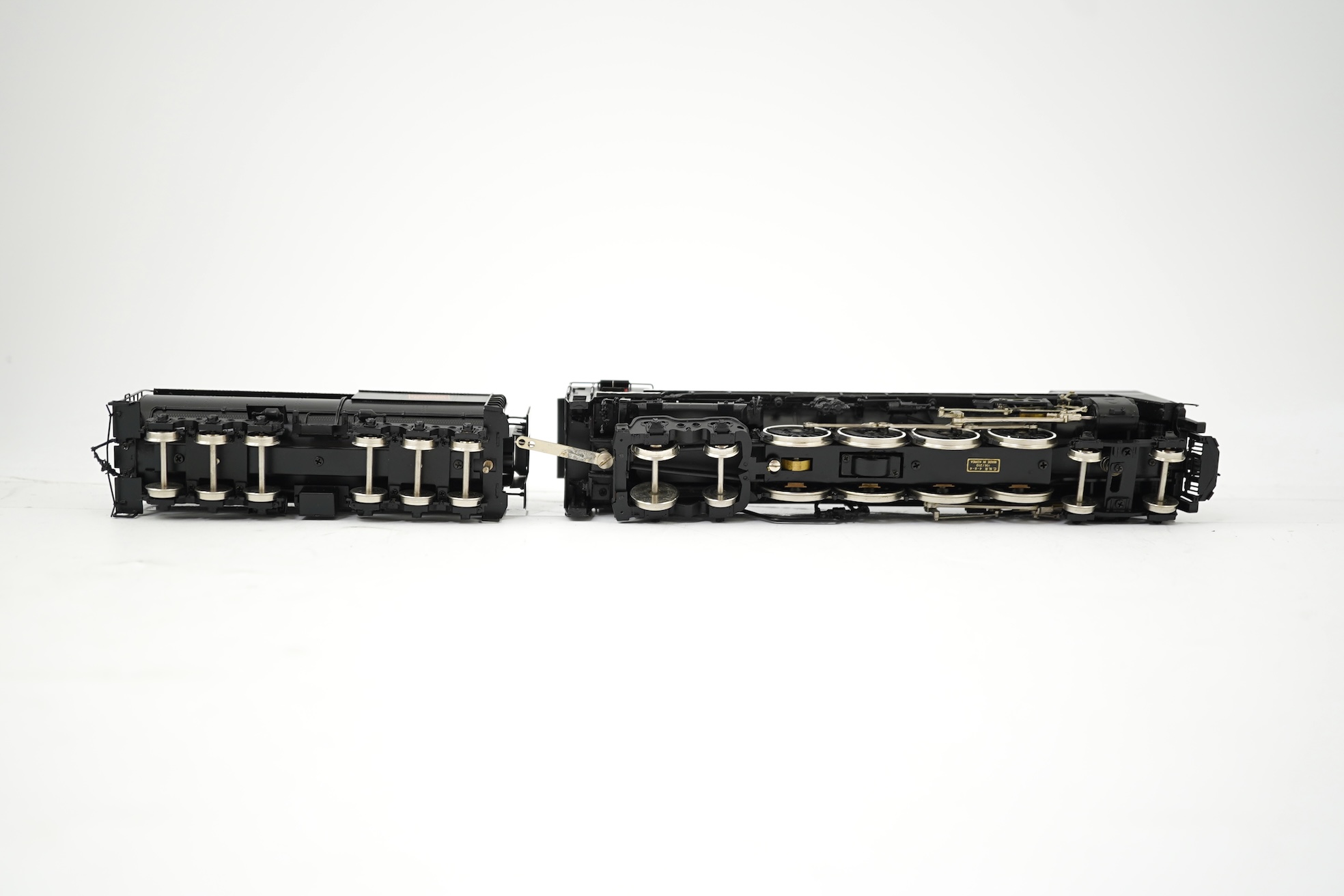 A boxed HO gauge VH Scale Models model of Canadian National Railways U-2-H, 6248, 4-8-4 locomotive with bogie tender, powered for two rail operation.